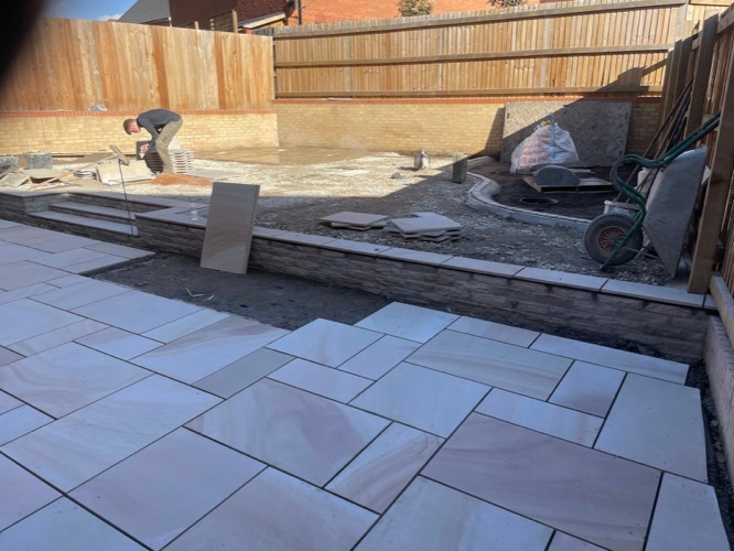 Paving slabs porcelain great sankey