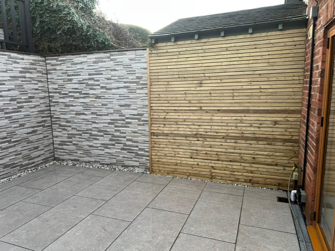 Porcelain grey slabs billinge